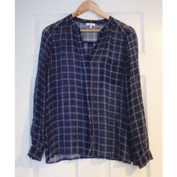 Joie Tops - Joie Silk Sheer Blouse